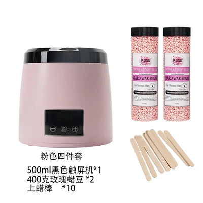 110V/220V Multi-Functional Wax Melter with Digital Display and Non-Stick Pot - Perfect for Hair Removal and Candle Making